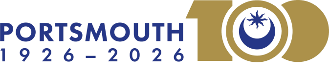 100 years of Portsmouth celebratory logo